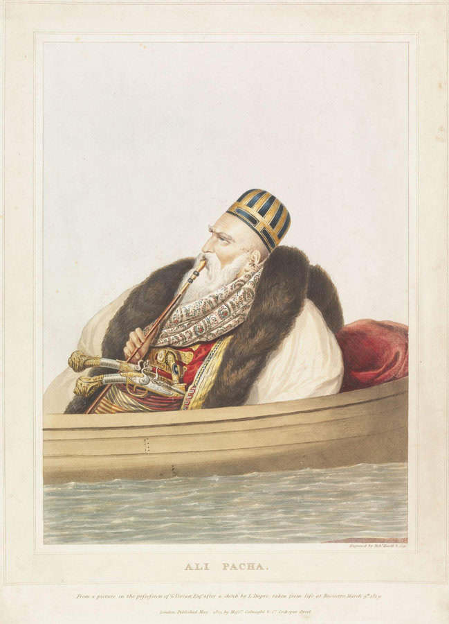 ali pacha by louis dupre 1819